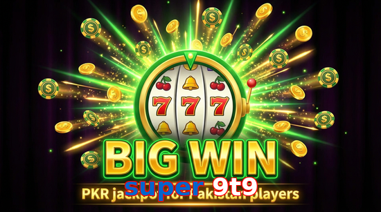Big win animation on Super 9t9 slot game
